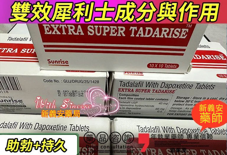 雙效犀利士的成分與功效機制